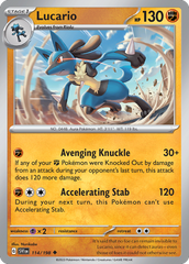 Lucario - 114/198 - Scarlet & Violet