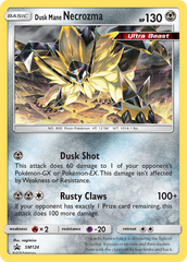 Dusk Mane Necrozma - SM124 - SM Black Star Promos