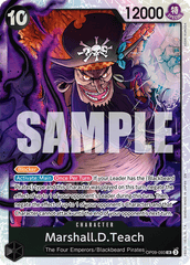 Marshall.D.Teach - OP09-093 - Super Rare (Reprint) - Emperors In The New World
