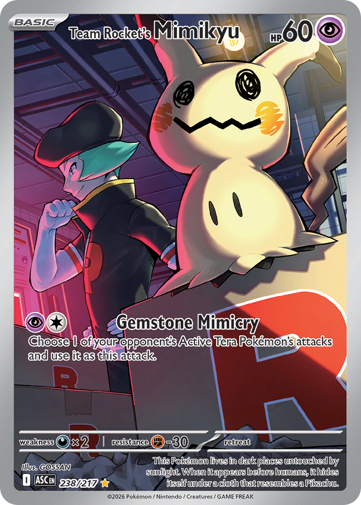 Team Rocket's Mimikyu - 238/217 - Ascended Heroes