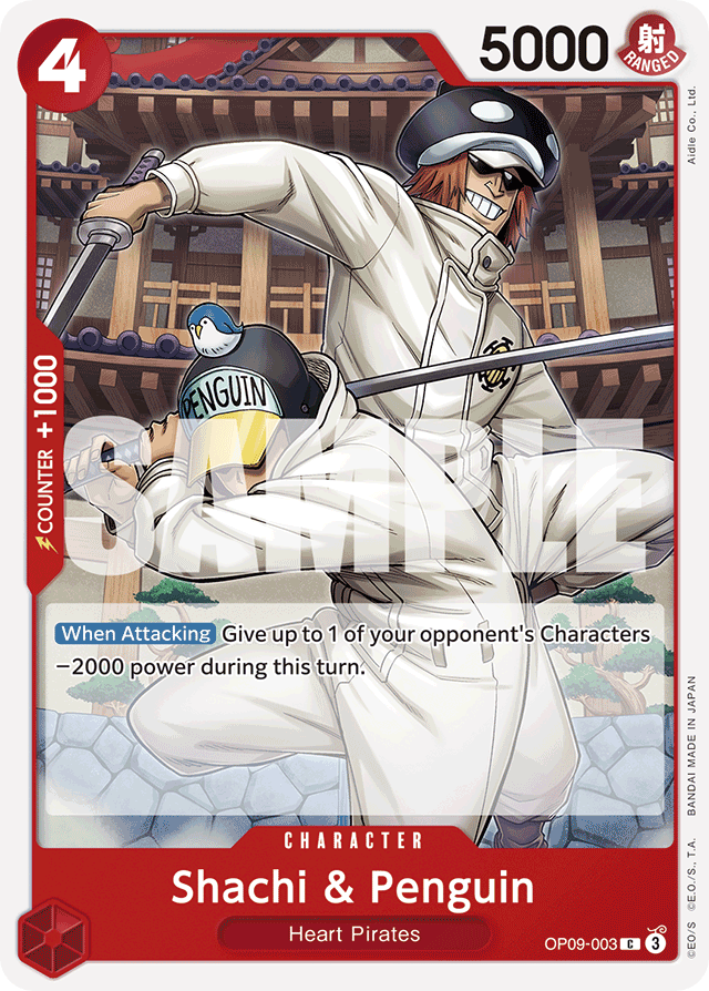 Shachi & Penguin - OP09-003 - Common - Emperors In The New World