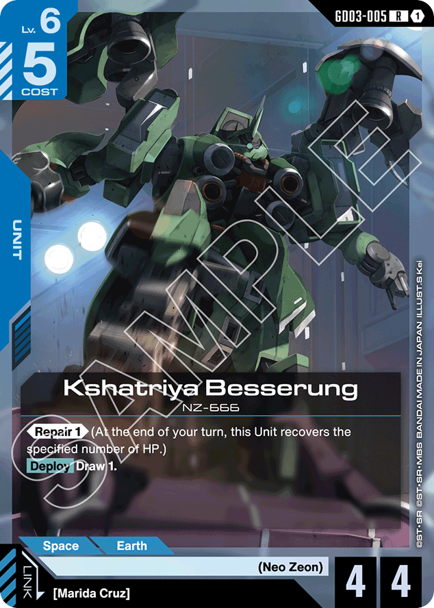 Kshatriya Besserung - GD03-005 - Rare - Steel Requiem