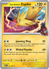 Team Rocket's Zapdos - 070/182 - Destined Rivals