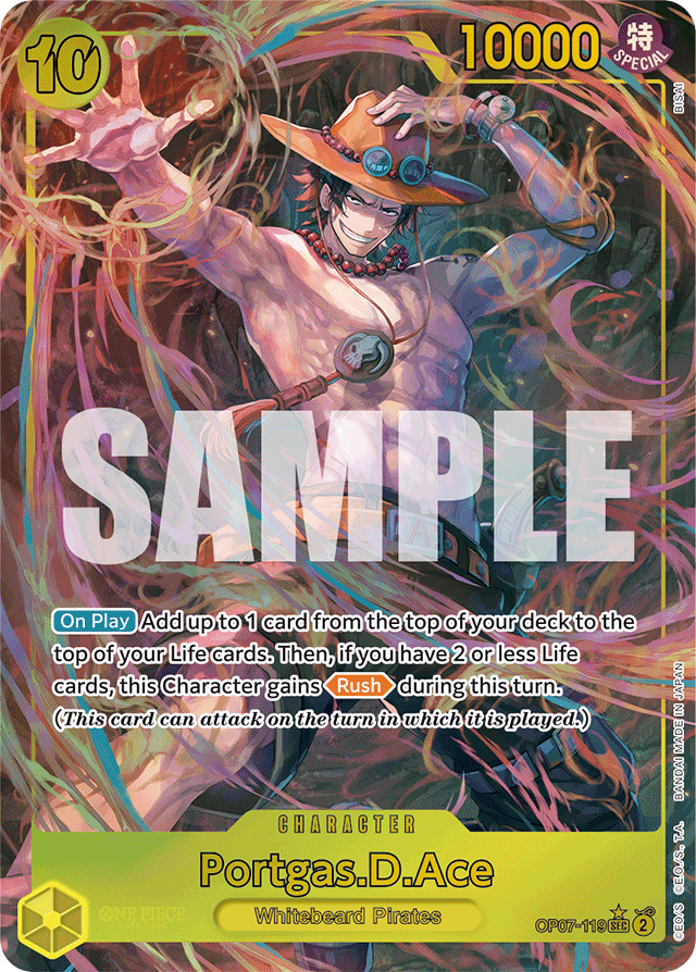 Portgas.D.Ace - OP07-119 - Secret Rare (Alternate Art) - 500 Years In The Future