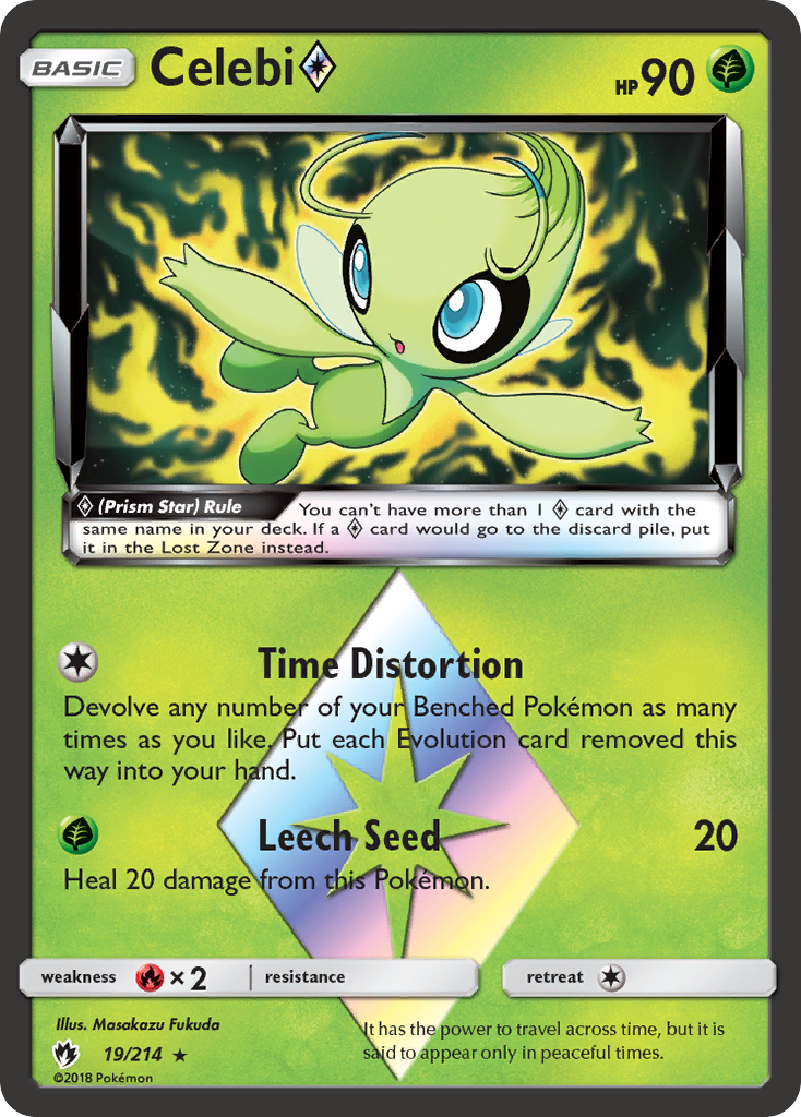 Celebi ◇ - 019/214 - Lost Thunder