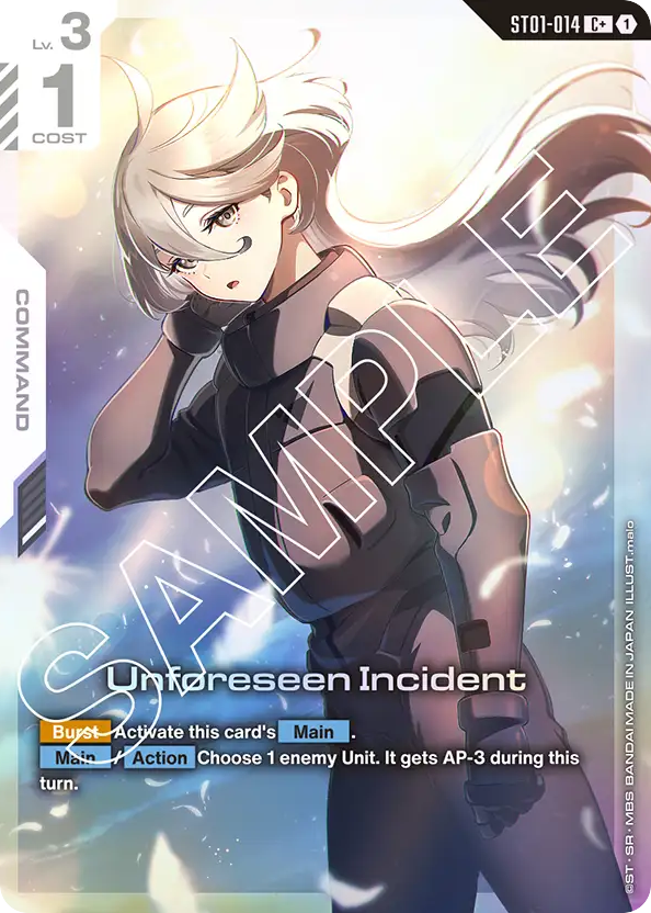 Unforeseen Incident - ST01-014 - Common (Alternate Art) - Heroic Beginnings