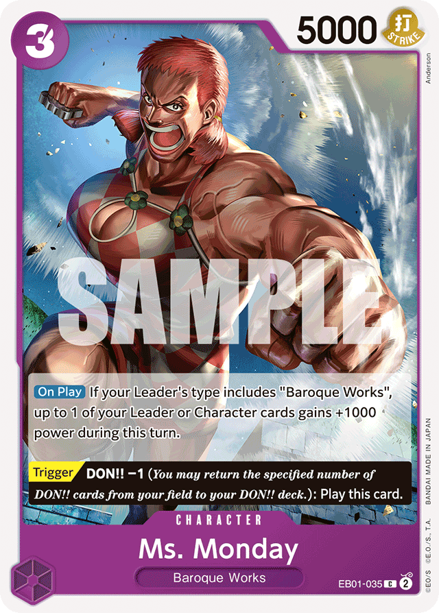 Ms. Monday - EB01-035 - Common - Memorial Collection