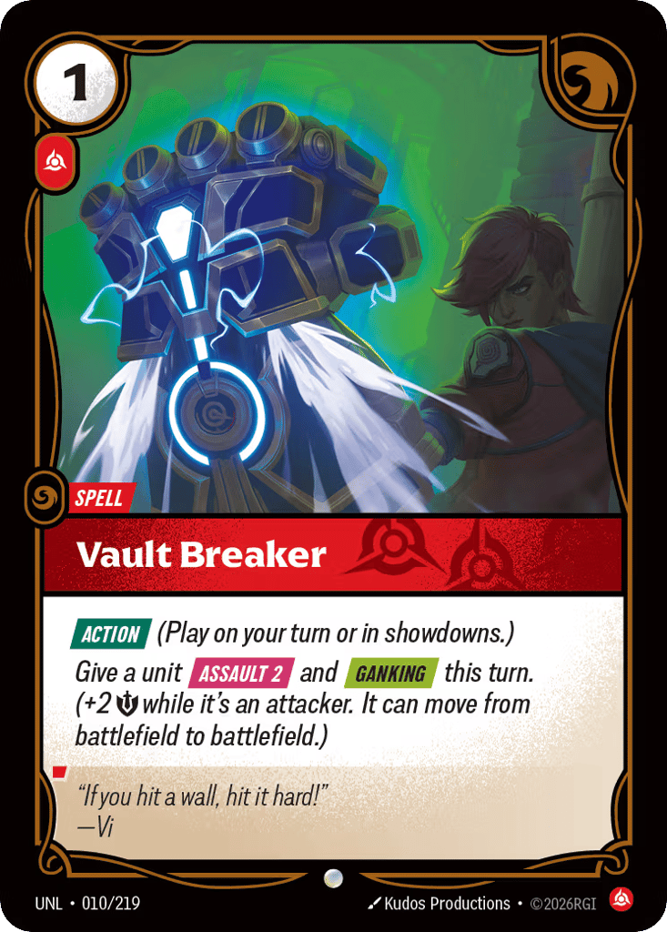 Vault Breaker - 010/219 - Common - Unleashed