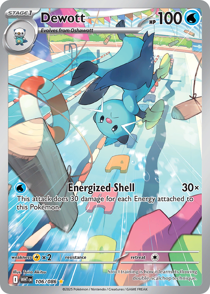 Dewott - 106/86 - White Flare