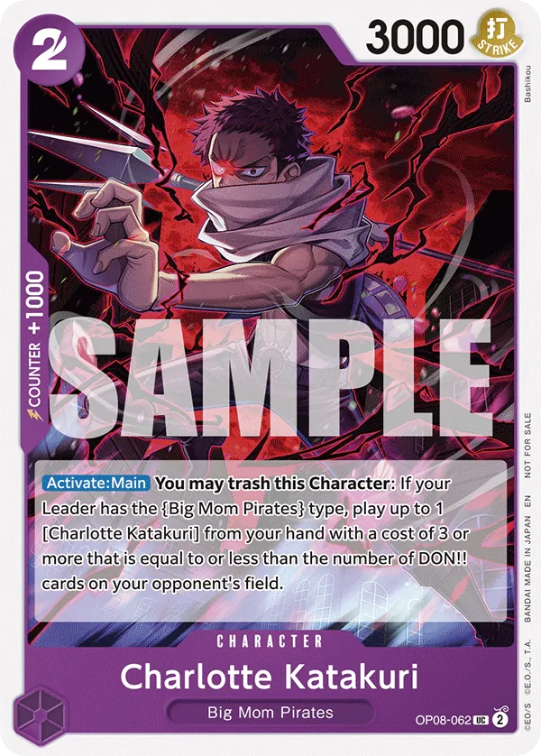 Charlotte Katakuri - OP08-062 - Uncommon (Tournament Pack Vol3Alt Art) - Two Legends