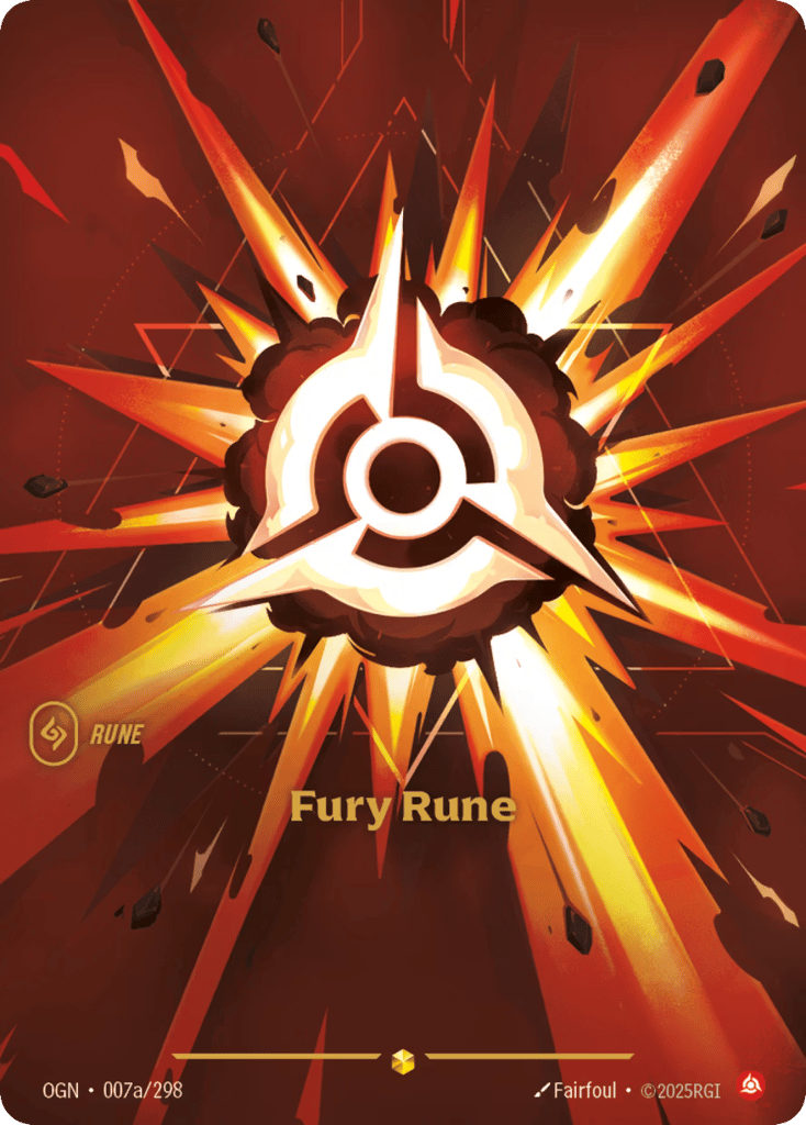 Fury Rune - 007a/298 - Showcase - Origins