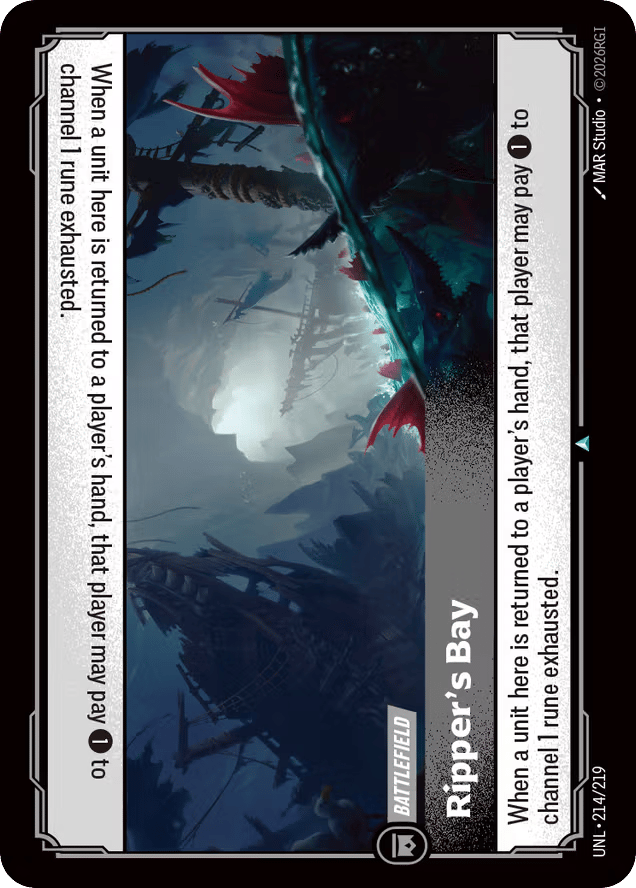 Ripper's Bay - 214/219 - Uncommon - Unleashed