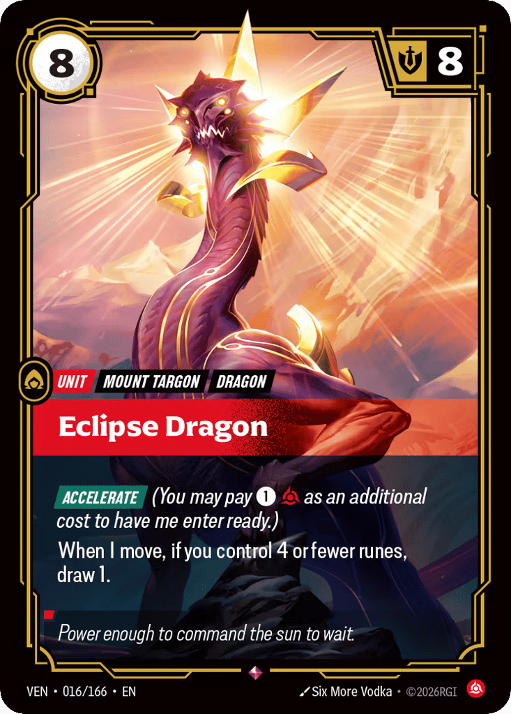 Eclipse Dragon - 016/166 - Rare - Vendetta