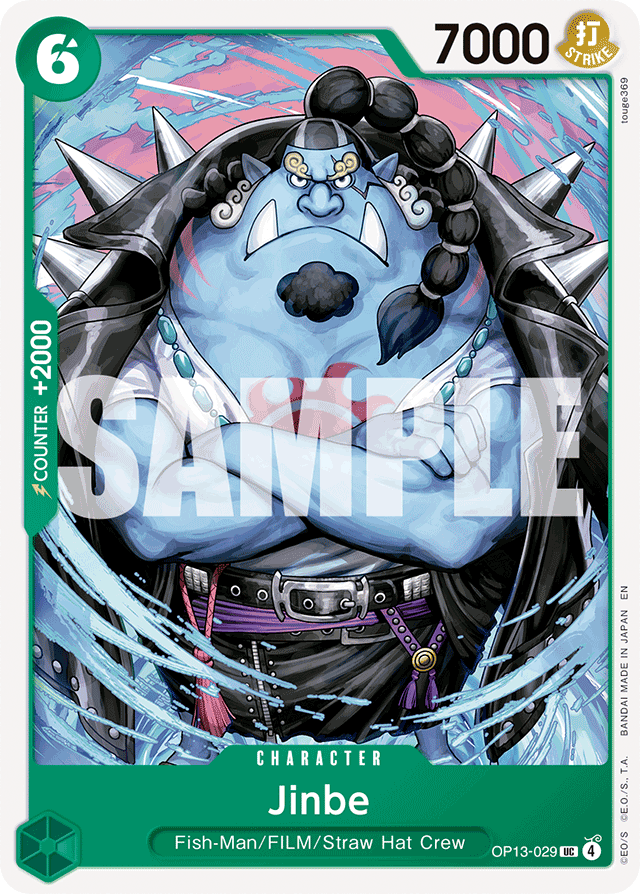 Jinbe - OP13-029 - Uncommon - Carrying On His Will
