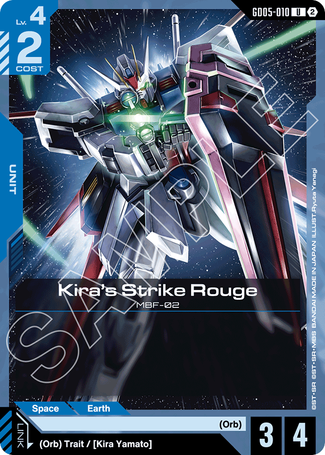 Kira's Strike Rouge - GD05-010 - Uncommon - Freedom Ascension