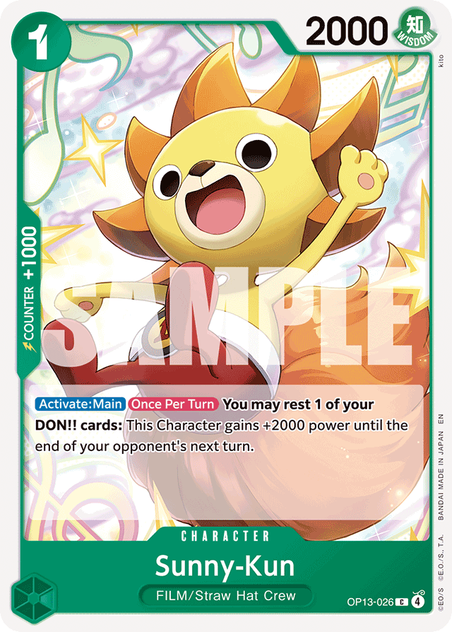Sunny-Kun - OP13-026 - Common - Carrying On His Will