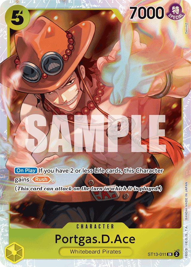 Portgas.D.Ace - ST13-011 - Super Rare - Ultra Deck: The Three Brothers