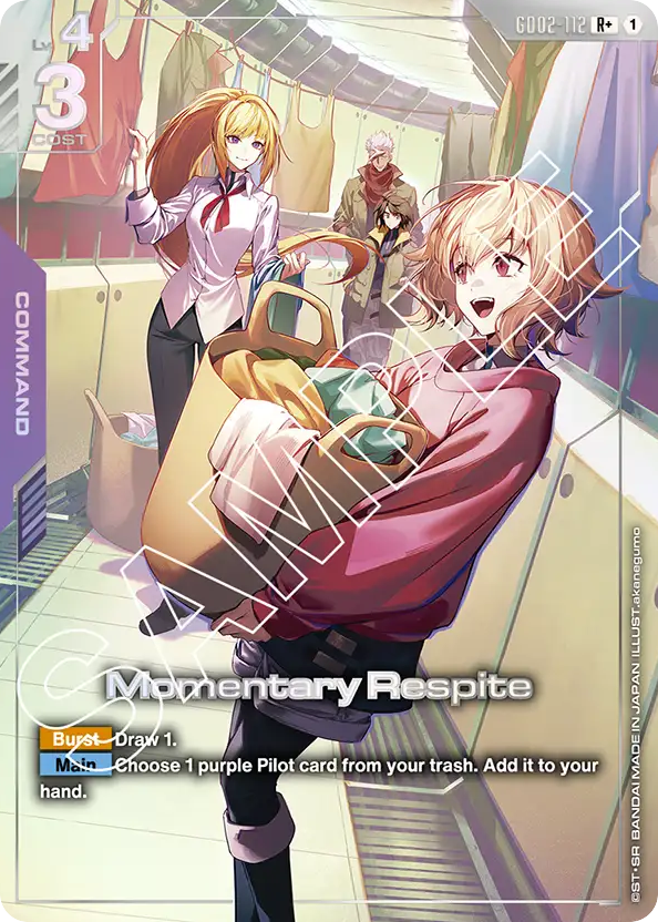 Momentary Respite - GD02-112 - Rare (Alternate Art) - Dual Impact