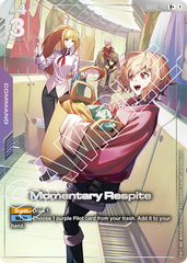 Momentary Respite - GD02-112 - Rare (Alternate Art) - Dual Impact