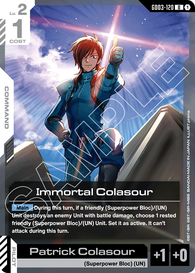 Immortal Colasour - GD03-120 - Uncommon - Steel Requiem