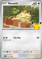 Meowth - 113/128 - 30th Celebration