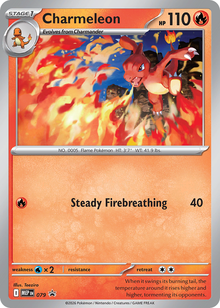 Charmeleon - 79/0 - Mega Evolution Black Star Promos