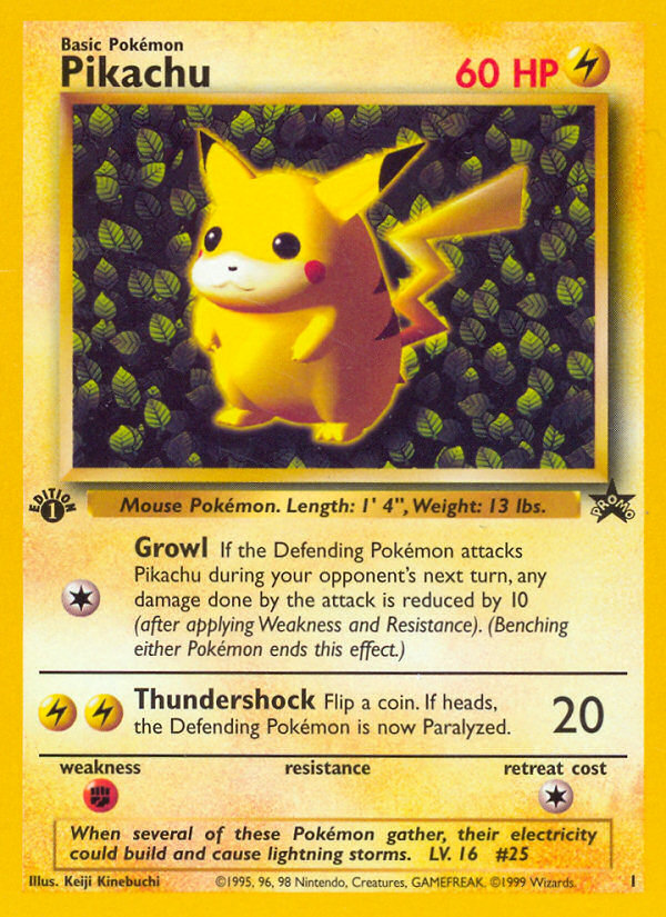 Pikachu - 1 - Wizards Black Star Promos