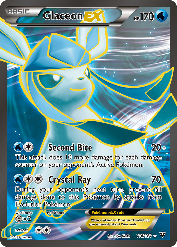 Glaceon-EX - 116/124 - Fates Collide
