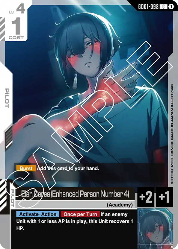 Elan Ceres (Enhanced Person Number 4) - GD01-098 - Common - Newtype Rising