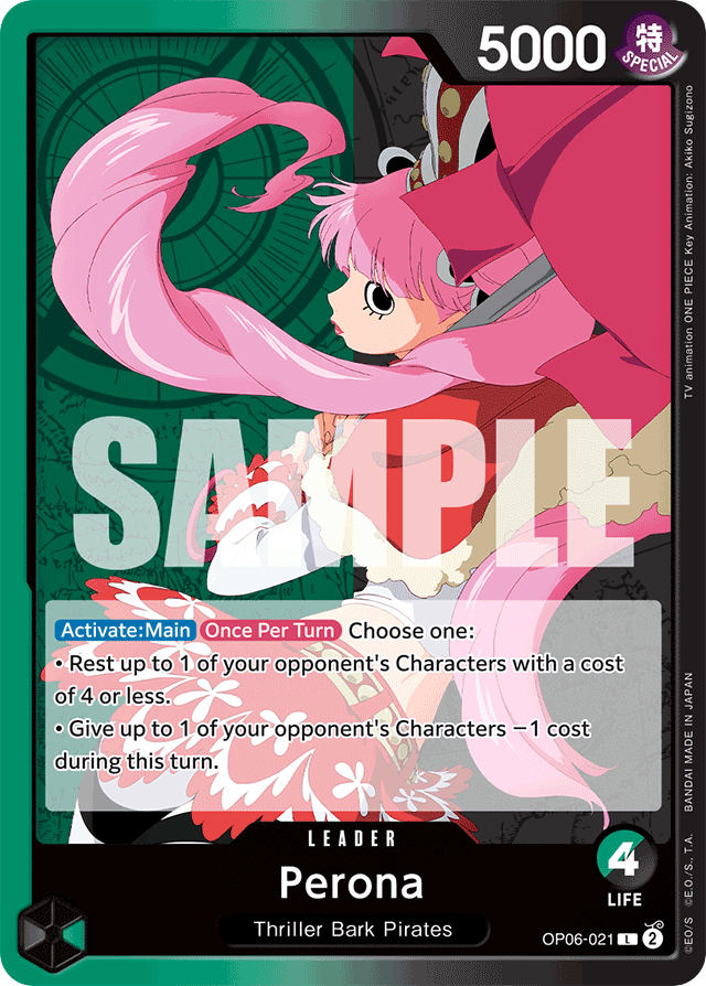 Perona - OP06-021 - Leader - Wings of the Captain