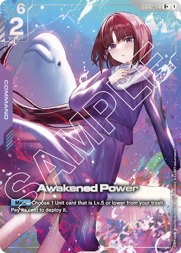 Awakened Power - GD02-110 - Rare (Alternate Art) - Dual Impact