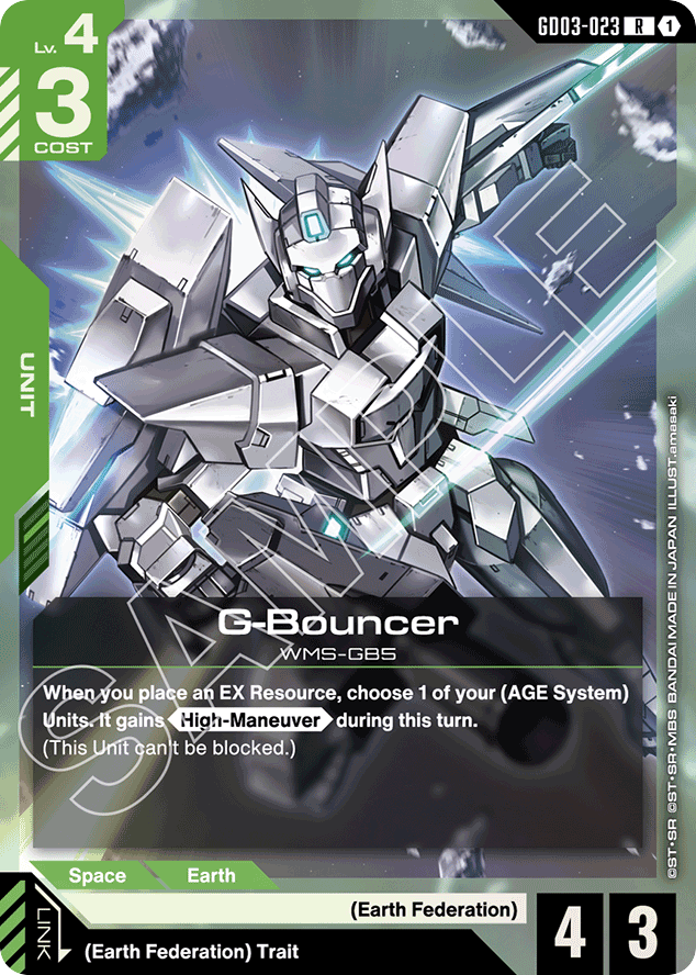 G-Bouncer - GD03-023 - Rare - Steel Requiem