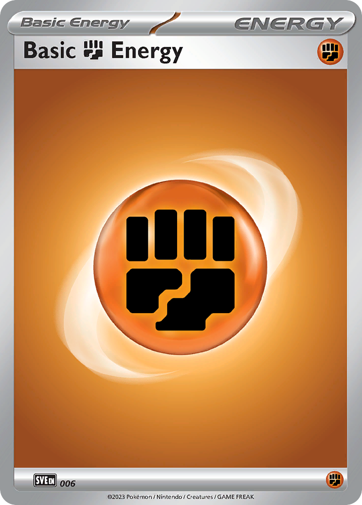 Basic Fighting Energy - 006 - Scarlet & Violet Energies