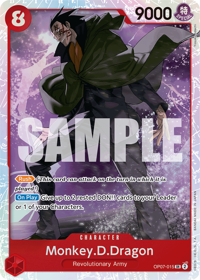 Monkey.D.Dragon - OP07-015 - Super Rare - 500 Years In The Future