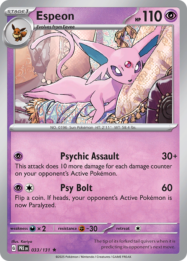 Espeon - 033/131 - Prismatic Evolutions