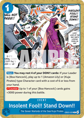 Insolent Fool!! Stand Down!! - EB03-029 - Common - Heroines Edition