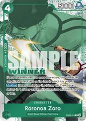 Roronoa Zoro - EB02-019 - Rare (Winner Stamp) - Anime 25th Collection