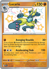 Lucario - 174/91 - Paldean Fates