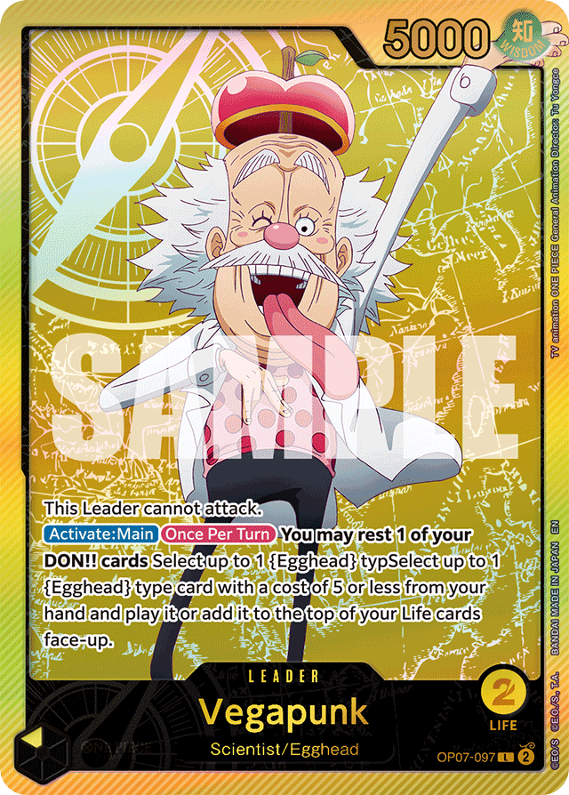 Vegapunk - OP07-097 - Leader (Special Alternate Art) - 500 Years In The Future