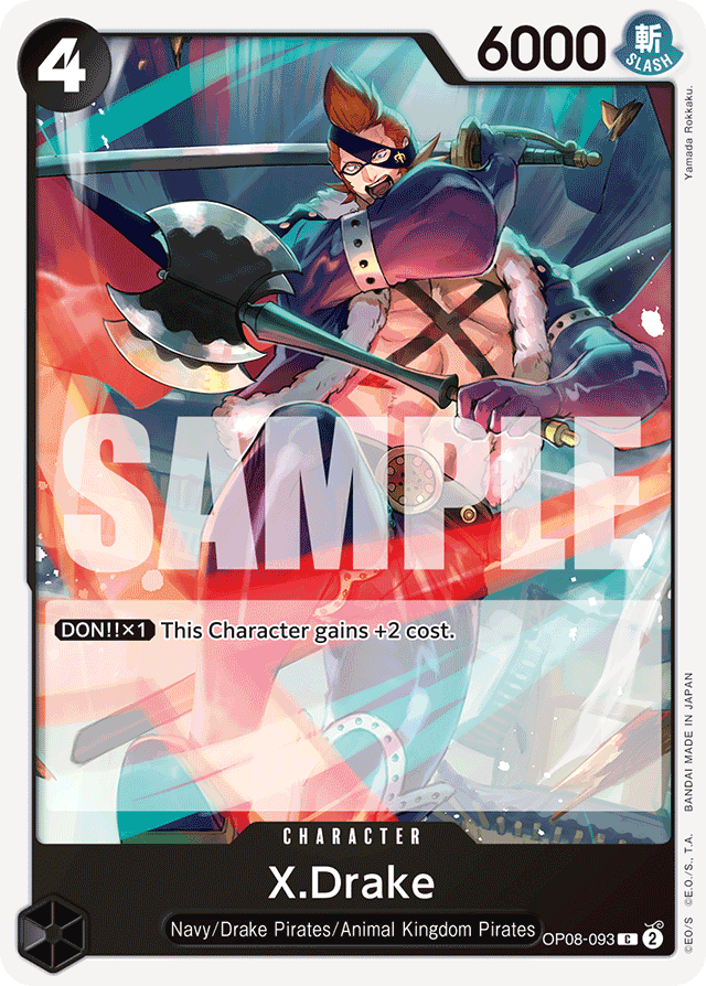 X.Drake - OP08-093 - Common - Two Legends