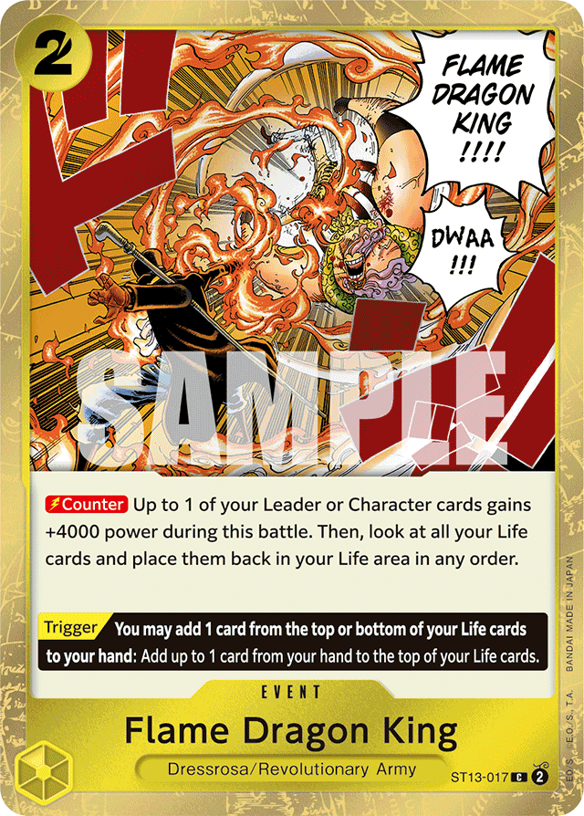 Flame Dragon King - ST13-017 - Common - Ultra Deck: The Three Brothers
