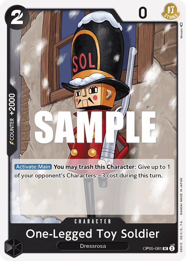 One-Legged Toy Soldier - OP05-081 - Uncommon - Awakening of the New Era