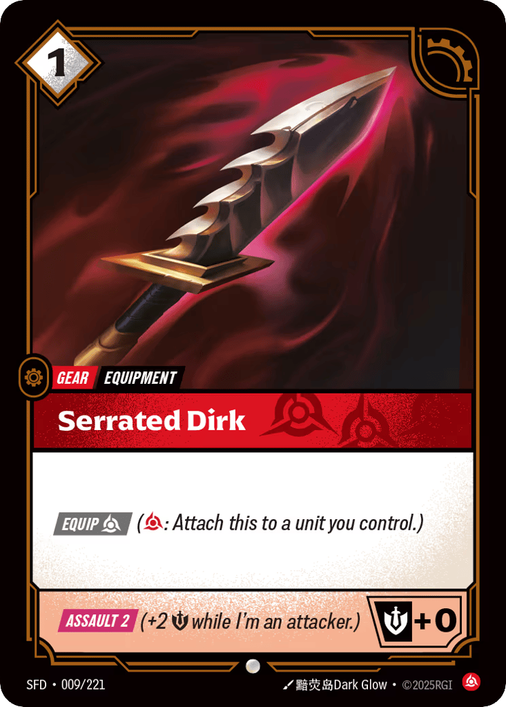 Serrated Dirk - 009/221 - Common - Spiritforged