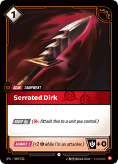 Serrated Dirk - 009/221 - Common - Spiritforged