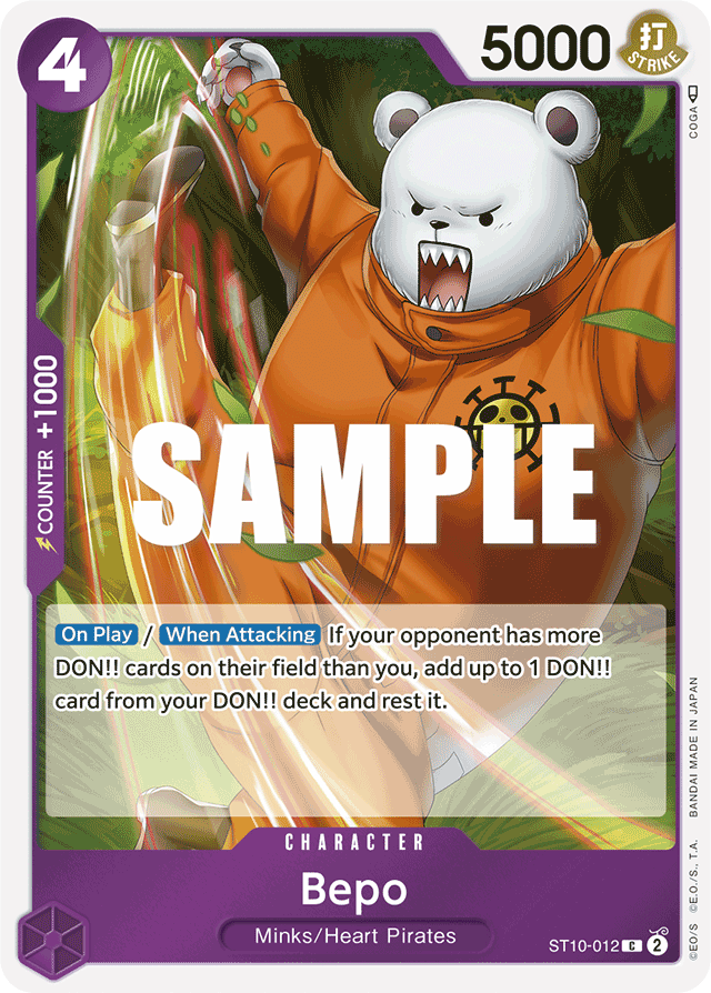 Bepo - ST10-012 - Common - Ultra Deck: The Three Captains