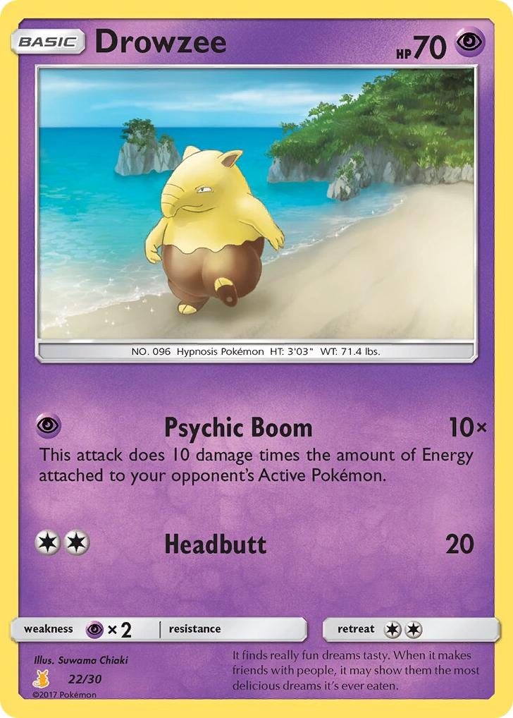 Drowzee - 22/30 - SM Trainer Kit Alolan Raichu