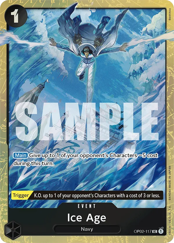 Ice Age - OP02-117 - Uncommon (Best Selection Vol1Alt Art) - Paramount War