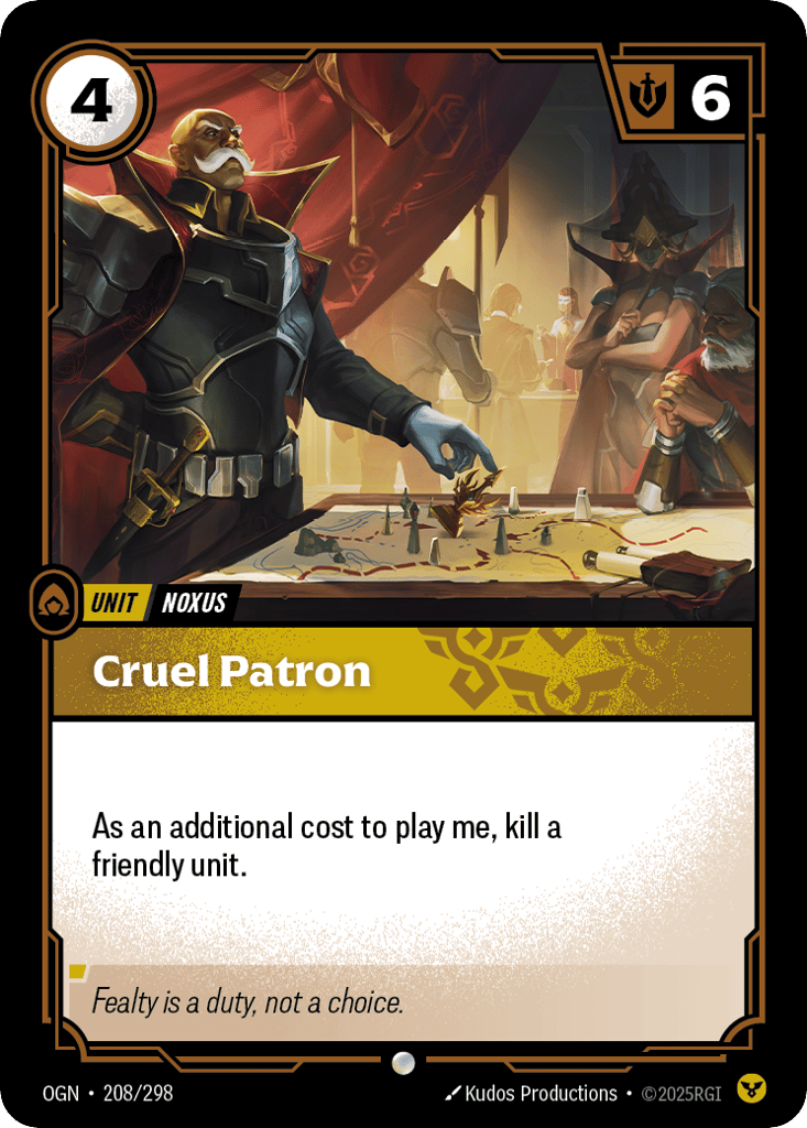 Cruel Patron - 208/298 - Common - Origins
