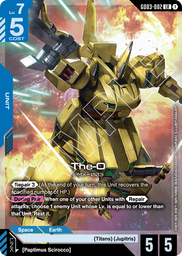 The-O - GD03-002 - Legend Rare - Steel Requiem