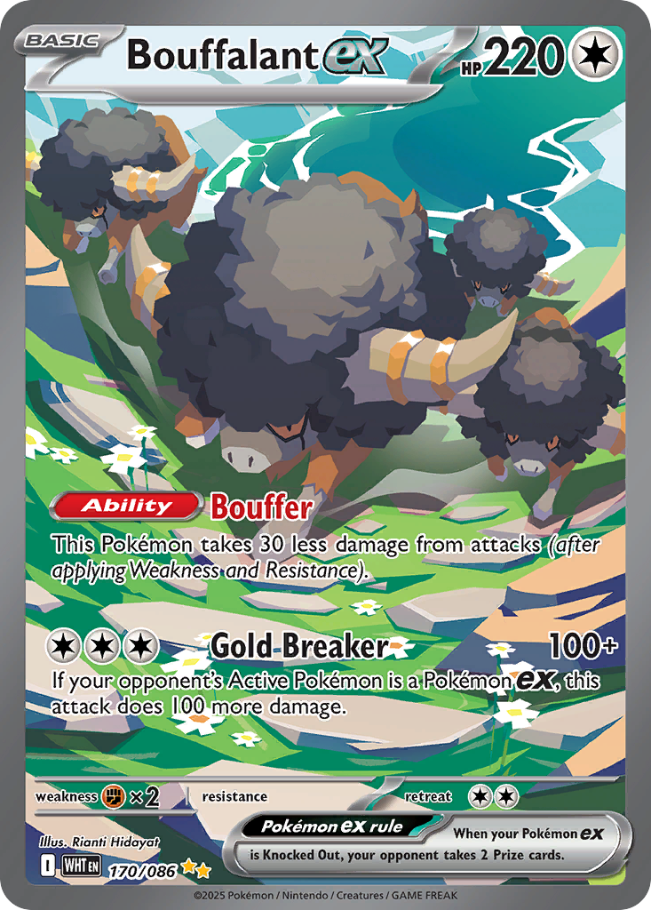 Bouffalant ex - 170/86 - White Flare